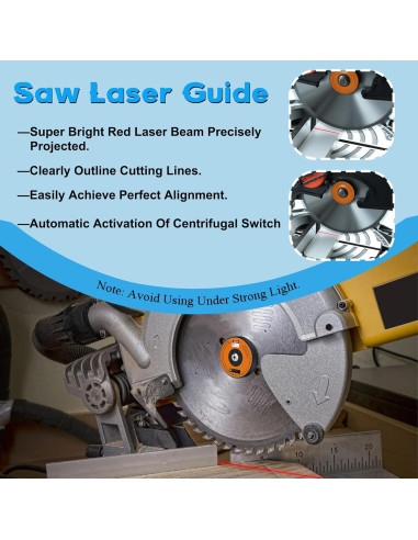 Guía láser Vida Verde para sierra ingletadora recargable