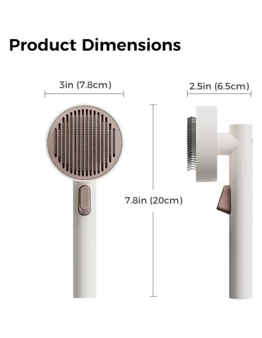 Cepillo Autolimpiante para Mascotas VOOCOO - Cerdas 140
