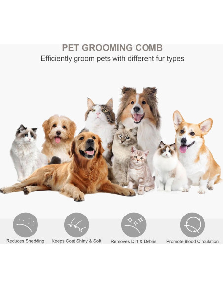 Cepillo Autolimpiante para Mascotas VOOCOO - Cerdas 140 Cepillo Autolimpiante para Mascotas VOOCOO - Cerdas 140