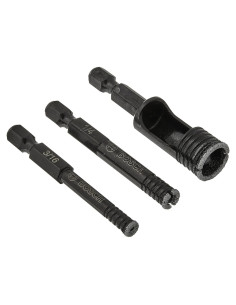 Sierra de Corona de Diamante BOSCH HDGM2 3 Piezas Negra