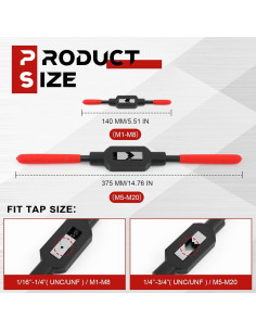 WILLBOND 2 Llaves de Grifo Ajustables para Roscado 2