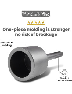 Conductor de Poste T SDS Max Preruner 21.6 cm 2" Diámetro 2