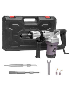 Martillo Demoledor XtremepowerUS 1400W con Cinceles y Maletín