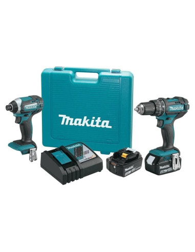 Kit Combo Inalámbrico Makita XT261M 2 Piezas 18V 4.0Ah