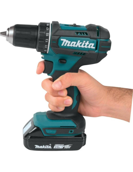 Taladro Inalámbrico Makita XFD10R 18V 54,43 Nm Kit