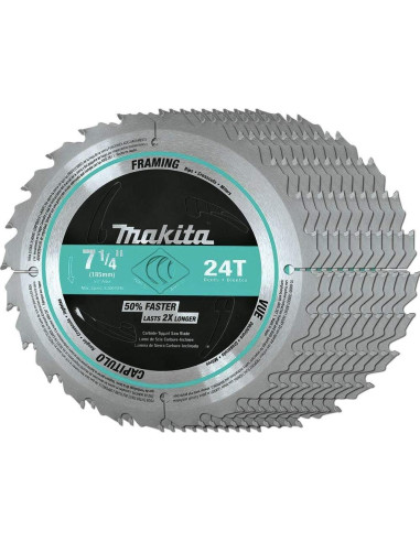 Hoja de sierra circular Makita A-94839-10 18.42 cm 24T 10/Pk