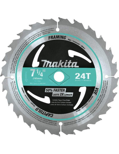 Hoja de sierra circular Makita A-94839-10 18.42 cm 24T 10/Pk