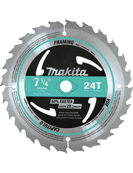 Hoja de sierra circular Makita A-94839-10 18.42 cm 24T 10/Pk