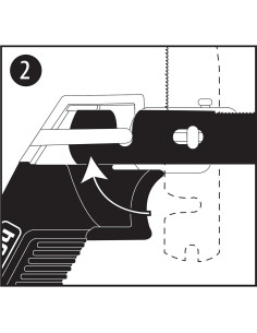 Sierra ALLWAY HSN Handy Saw Nest con 2 hojas 5 cm 2