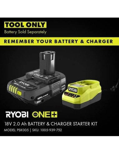 Destornillador de Impacto RYOBI 18V ONE+ 203 Nm Verde