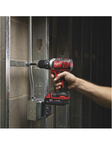 Taladro Eléctrico Inalámbrico Milwaukee M18 18V 500 Nm 1800 RPM