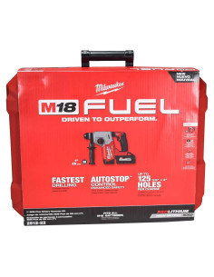 Martillo Rotativo Cordless SDS Plus Milwaukee 2912-22 1" 6 Ah