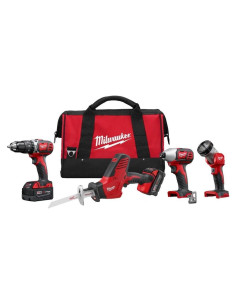 Kit de Herramientas Inalámbricas Milwaukee 2695-24 18V 4 en 1
