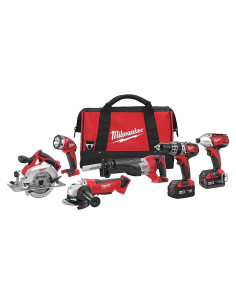Kit de Herramientas Inalámbricas Milwaukee M18 - 6 Piezas