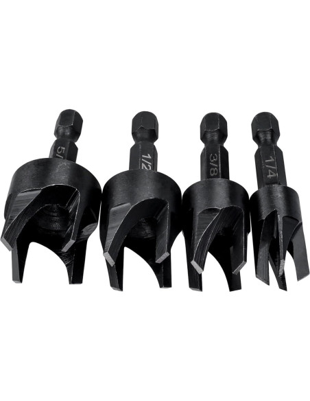 Juego de Cortadores de Tapones de Madera Wolfride 8Pcs