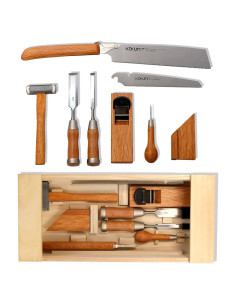 Juego de Herramientas de Carpintería KAKURI 8 Piezas