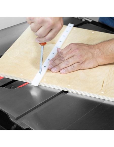 Barra UHMW 1.9cm x 0.95cm x 121.9cm para Plantillas