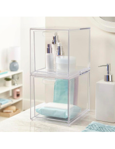 Organizador Apilable STORi 2 Piezas Plástico Transparente 2