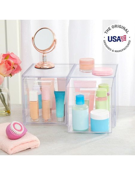 Organizador Apilable STORi 2 Piezas Plástico Transparente