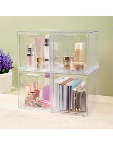 Organizador Apilable STORi 2 Piezas Plástico Transparente