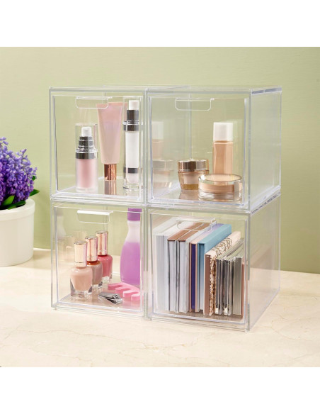 Organizador Apilable STORi 2 Piezas Plástico Transparente