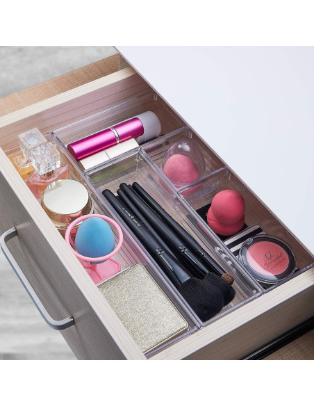 Organizador de Cajones DCA 14 Piezas Plástico Transparente