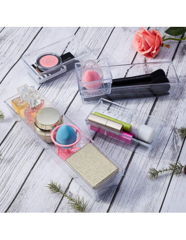 Organizador de Cajones DCA 14 Piezas Plástico Transparente