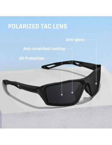 Gafas de sol deportivas polarizadas TOREGE para hombres y mujeres