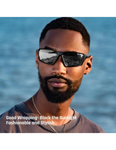 Gafas de sol deportivas polarizadas TOREGE para hombres y mujeres