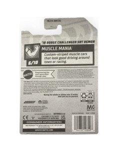 Hot Wheels Dodge Challenger SRT Demon 1:64 Azul 2022 2