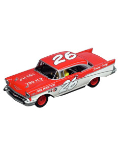 Coche a Escala Carrera Chevrolet Bel Air 1957 Rojo 1:32