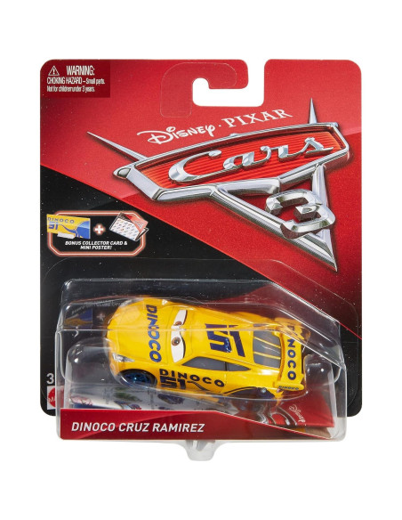 Vehículo de fundición Mattel Cruz Epílogo Cars 3 8 cm