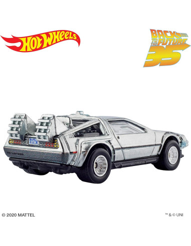 Hot Wheels DeLorean Máquina del Tiempo 35 Aniversario 1:64