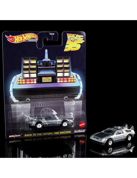 Hot Wheels DeLorean Máquina del Tiempo 35 Aniversario 1:64