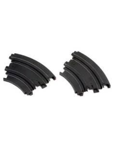 AFX Pista Slot Car Curva 1/8 Círculo 45 - 2 Piezas