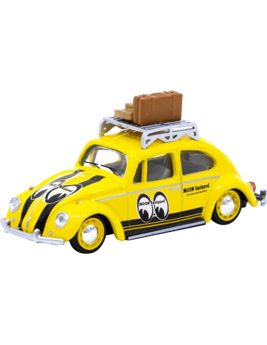 VW Beetle Low Ride Amarillo Tarmac Works 1/64 Edición Limitada