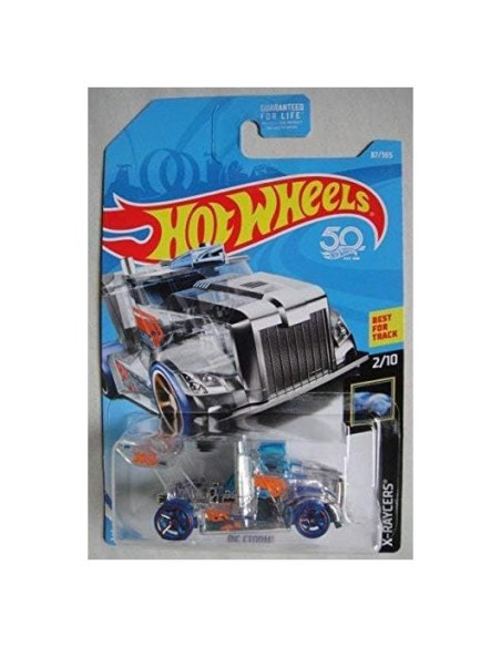 Camión Die-Cast Hot Wheels Clear Rig Storm 2018 1:64
