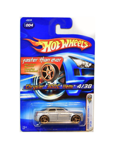 Coche de Fundición Mattel Hot Wheels Chrysler 300C 2006 1:64