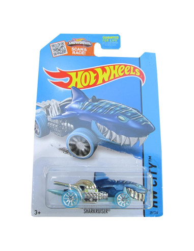 Hot Wheels Coche Tiburón Sharkruiser 1:64 Azul 39/250
