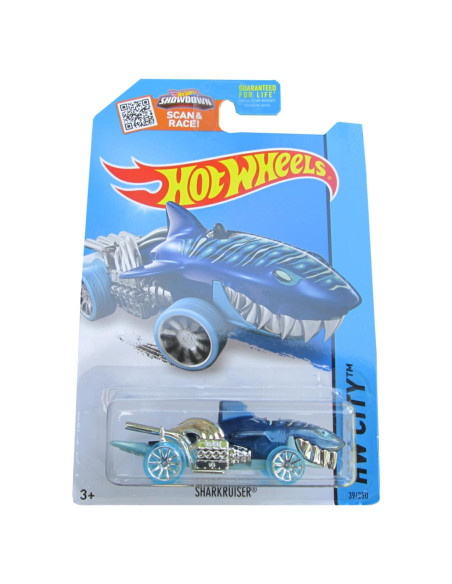 Hot Wheels Coche Tiburón Sharkruiser 1:64 Azul 39/250