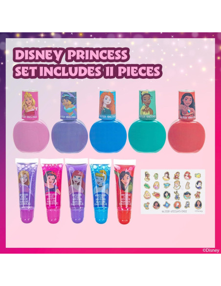 Juego de Maquillaje Disney Townley Girl 11 Piezas para Niñas