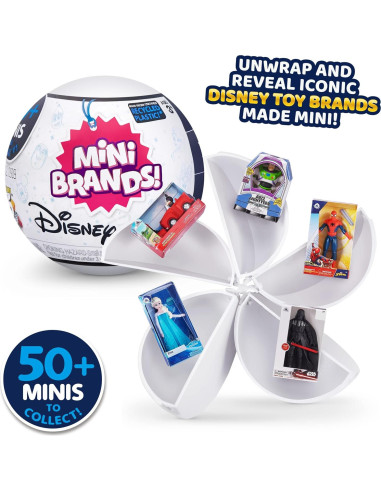 5 Sorpresas Mini Marcas Disney ZURU - 2 Cápsulas Coleccionables
