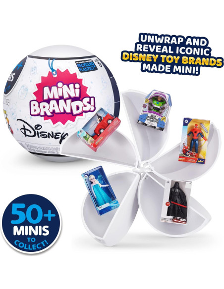 5 Sorpresas Mini Marcas Disney ZURU - 2 Cápsulas Coleccionables
