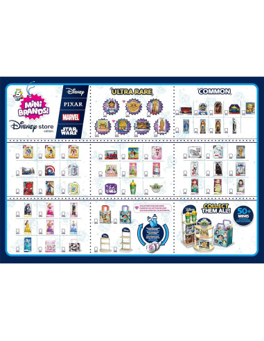 5 Sorpresas Mini Marcas Disney ZURU - 2 Cápsulas Coleccionables