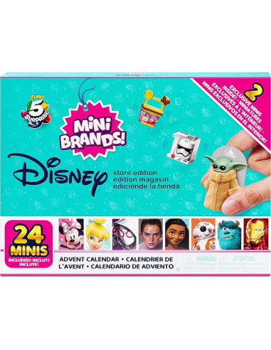 Calendario de Adviento Mini Marcas Disney ZURU 24 Minis