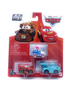Paquete 3 Mini Corredores Disney Cars Mattel 2023