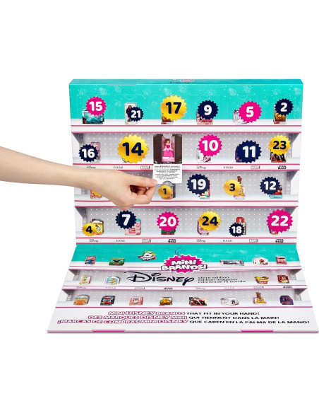 Calendario de Adviento Mini Marcas Disney ZURU 24 Minis