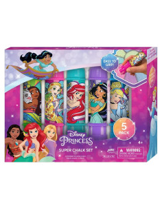 Soporte de Tiza Disney JA-RU 5 Tizas Jumbo No Tóxicas