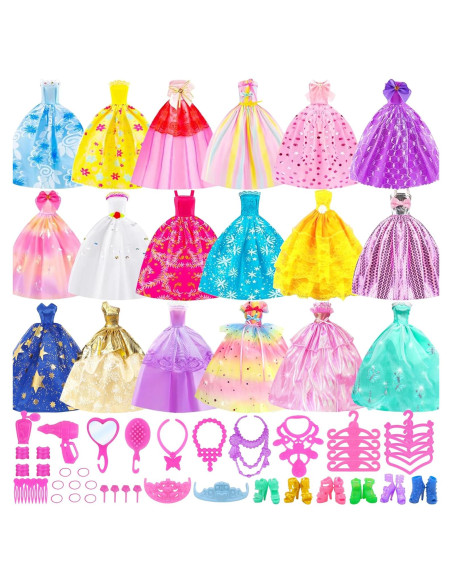 Ropa y Accesorios para Muñecas ZITA ELEMENT 51 Pcs 30 cm
