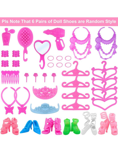 Ropa y Accesorios para Muñecas ZITA ELEMENT 51 Pcs 30 cm